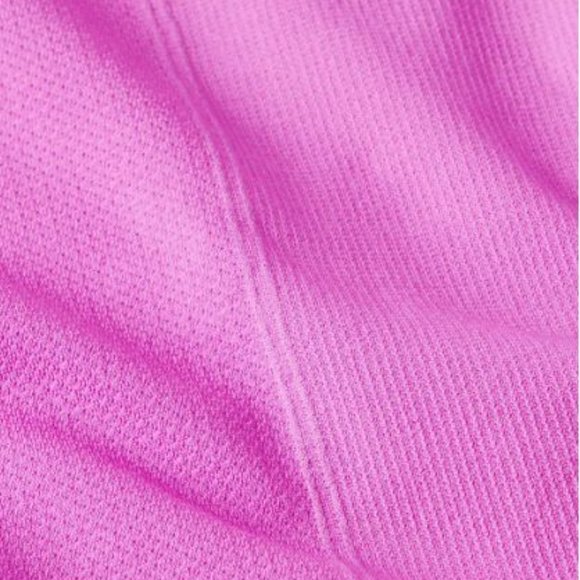 Fabletics Feather Tech Short-Sleeve Workout Gym Sport Active Top Fuschia Pink M - Picture 4 of 4